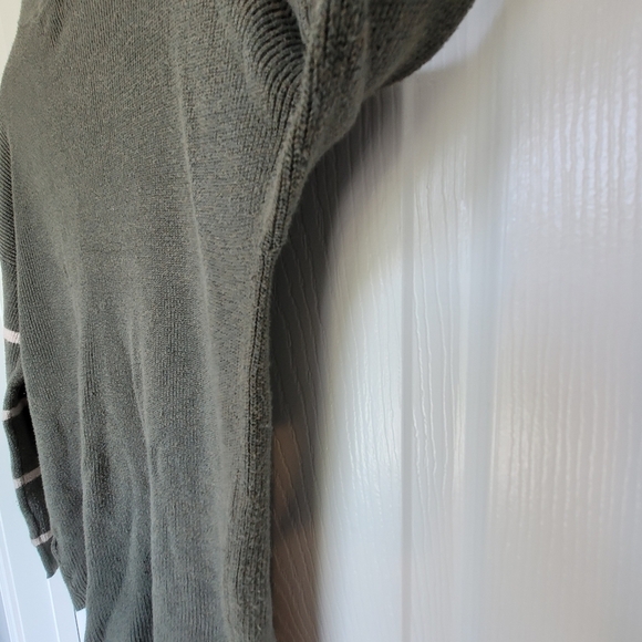 American Eagle Jegging Fit Sage Cream Pullover Sweater Small - Picture 3 of 14